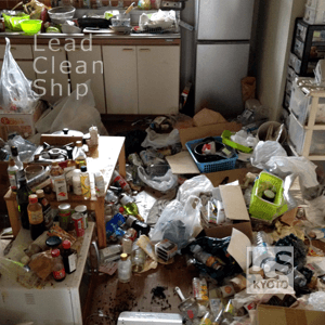 ゴミ屋敷の片付け前・向日市