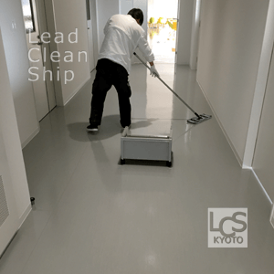 工場施設のワックス塗布