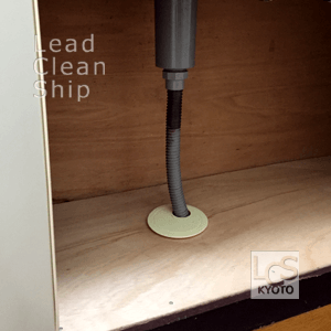 キッチンシンク内の補修後