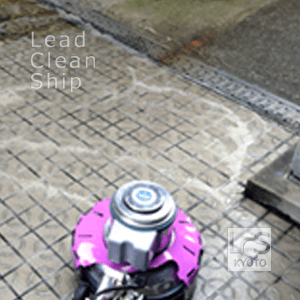 マンション共用部の洗浄作業