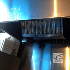 業務用換気扇清掃後