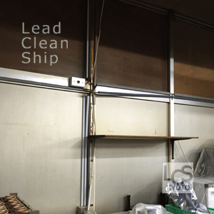 厨房内壁面清掃後