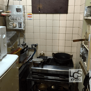 喫茶店の厨房清掃・完了