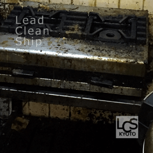 厨房ガスコンロの清掃前