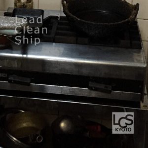 厨房ガスコンロの清掃後