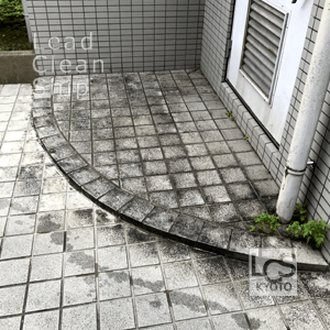 磁器タイルの洗浄前