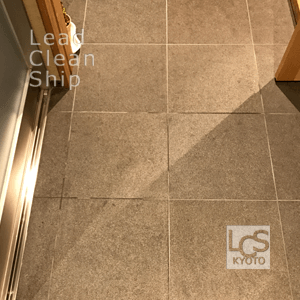 御影石しみ抜き施工後