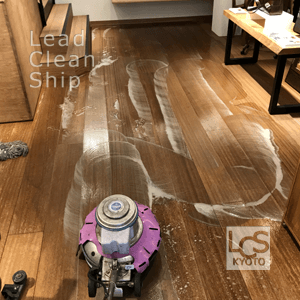 京都市中京区・無垢材洗浄／京都清掃会社