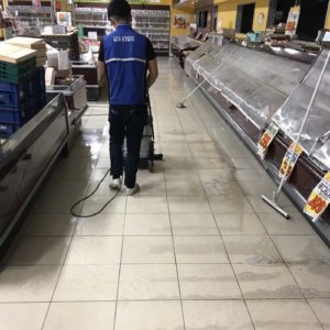 洗浄汚水の回収