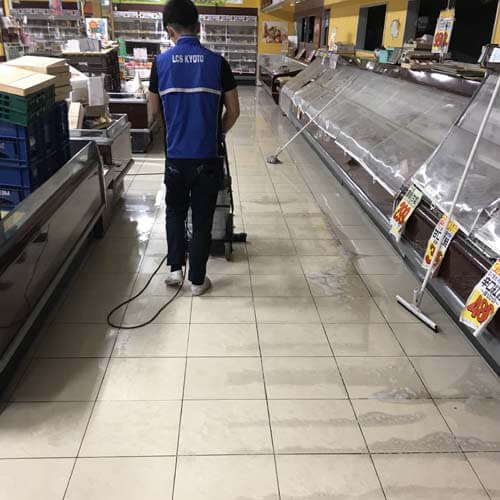 洗浄汚水の回収