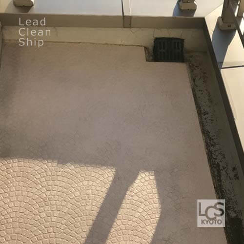 ベランダの丸洗い後Sサイズ