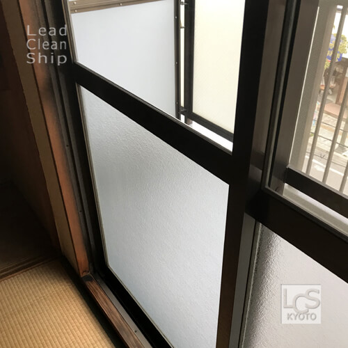 極度汚れ窓ガラスのお掃除後