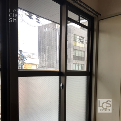 極度汚れ窓ガラス２のお掃除後