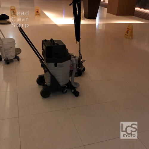 洗浄後の石灰岩