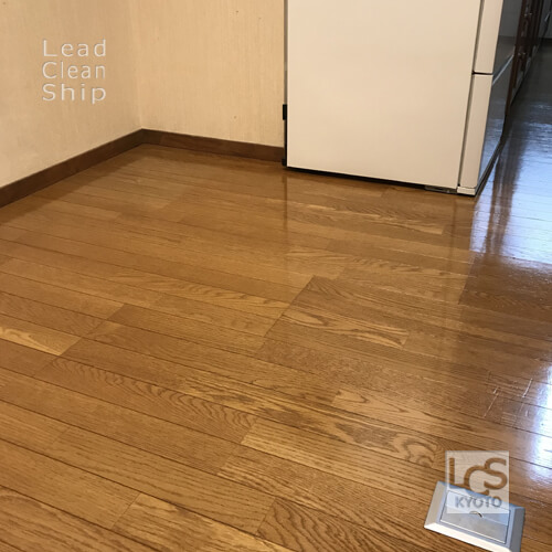 フローリング剥離後
