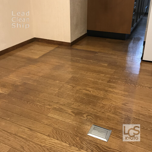 フローリング剥離前