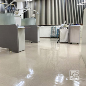 歯科医院さま床洗浄ワックス3:LCS京都
