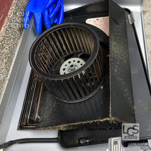 レンジフードの掃除１：右京区