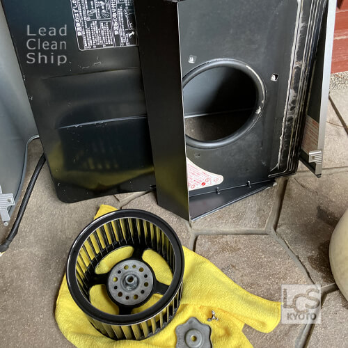 レンジフードの掃除３：右京区