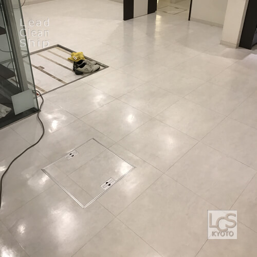 美容院さま：床剥離ワックス塗布：北区２