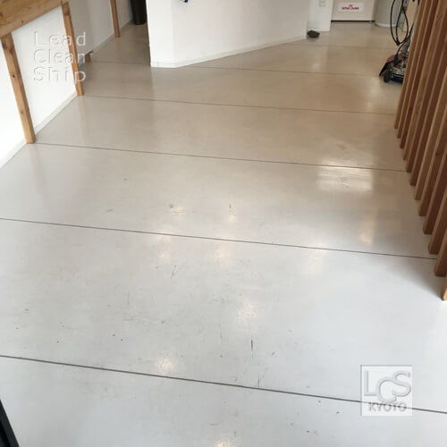 動物病院さま：床剥離ワックス塗布：西京区１