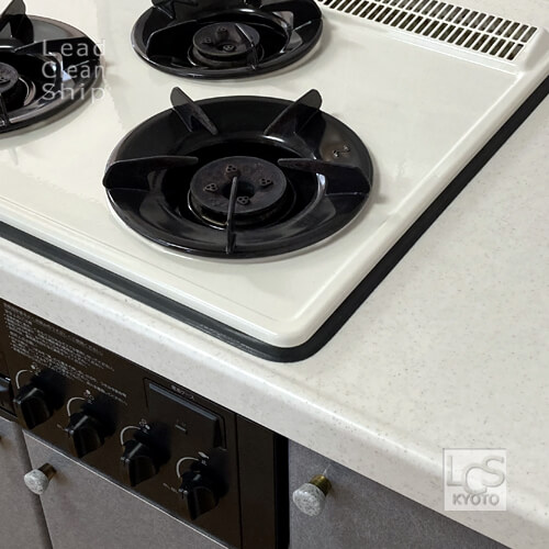 キッチン洗浄後アップ：西京区