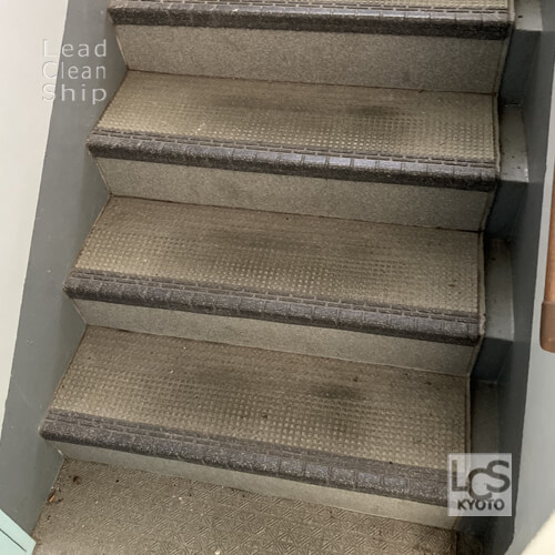 団地共用部の清掃前3