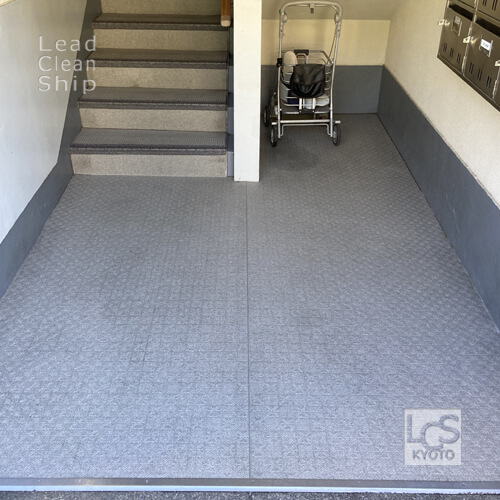 団地共用部の清掃後1