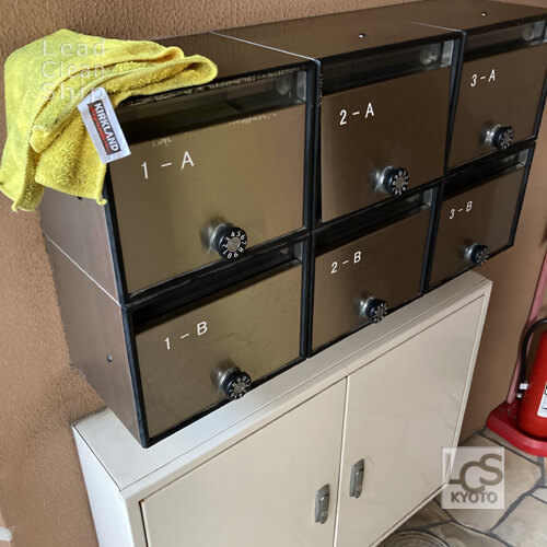 京都市マンション巡回清掃中３