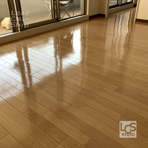 フローリング剥離作業後：京都市右京区