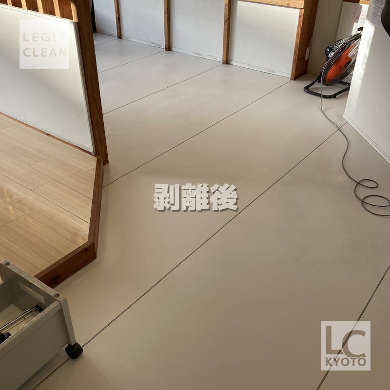 京都市西京区の動物病院さま剥離後