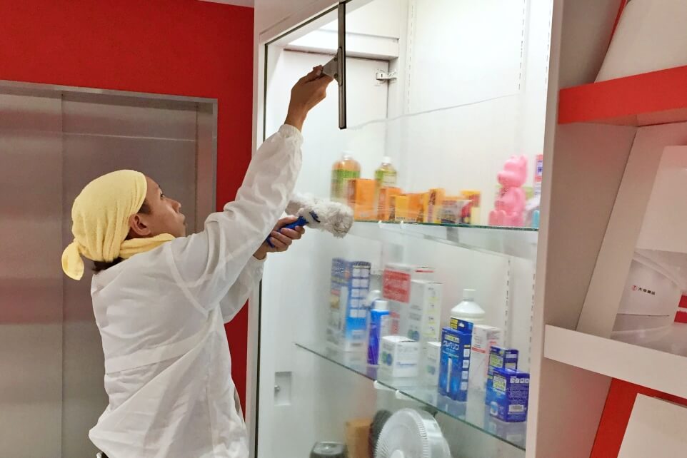 ガラスクリーニング